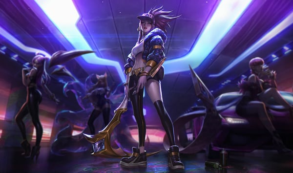 K/DA Akali splash art