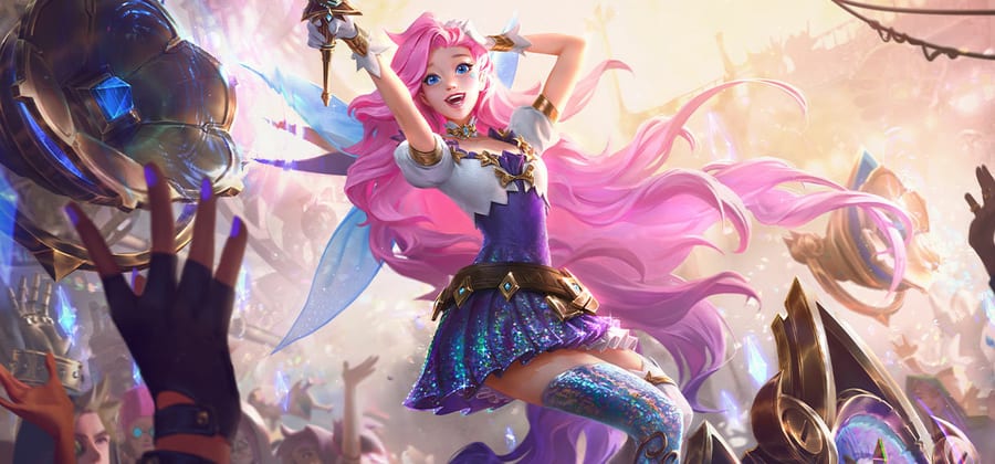 Seraphine splash art from League of Legends