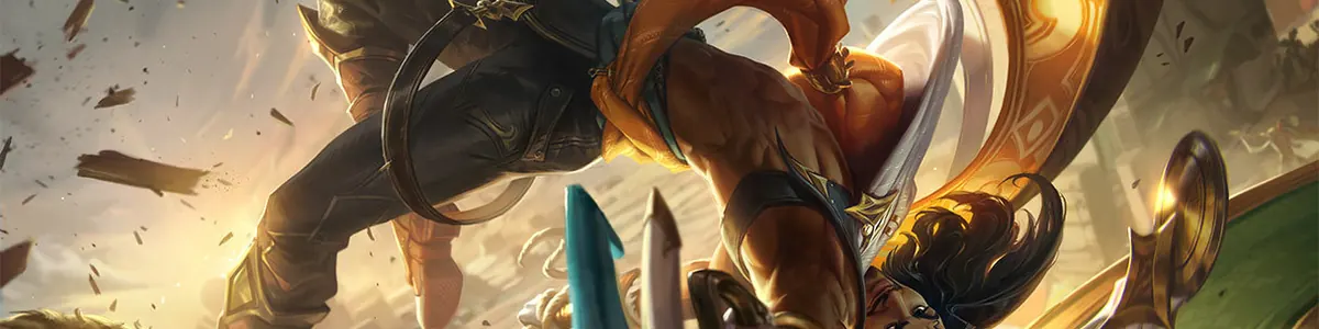 Akshan splash art banner