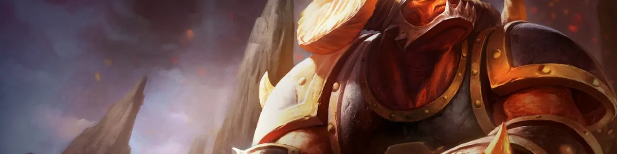 Alistar splash art banner
