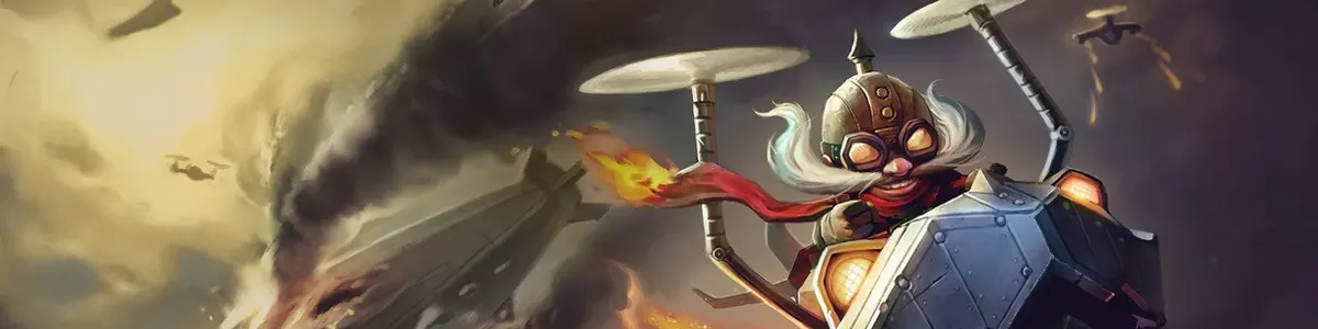 Corki splash art banner