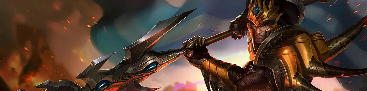 Jarvan IV splash art banner