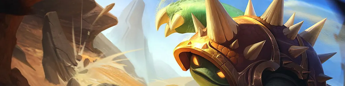 Rammus splash art banner