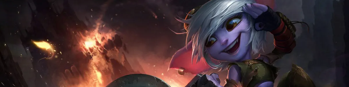 Tristana splash art banner