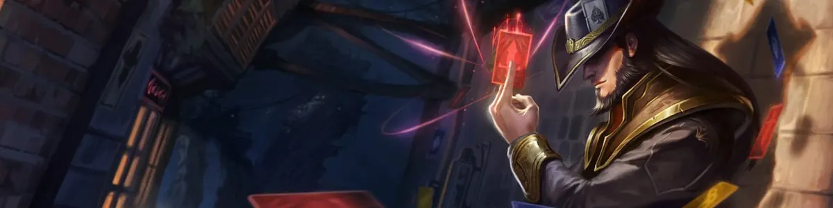 Twisted Fate splash art banner