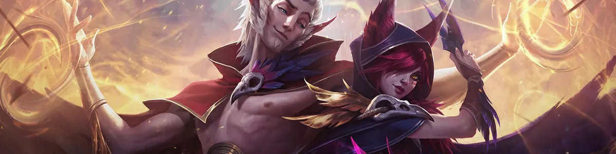 Xayah splash art banner